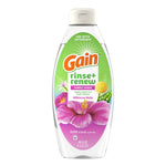 Front-facing Gain rinse+renew Hibiscus Hula fabric rinse bottle shown on white background