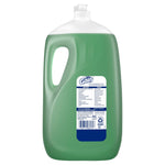 Rear view of a green Gain Ultra Clean jug showing the product back label with ingredients and barcode