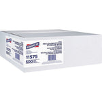 White Genuine Joe bulk box labeled "Reclosable Food Storage Bags" model 11575, 500 count, with brand logo
