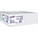 White box of Genuine Joe reclosable freezer storage bags with product label and barcode