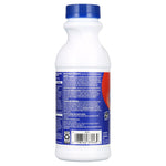 Rear view of a Great Value bleach bottle showing warning text, barcode and recycling symbol on the label