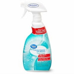 Slightly low-resolution photo of a Great Value all-purpose cleaner spray bottle with teal label and white spray head.