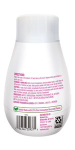 Back of a Great Value gel cone air freshener showing directions, warnings, barcode and recycled plastic claim