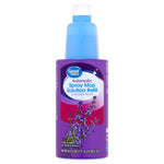 Tall bottle of Great Value Automatic Spray Mop Solution refill with lavender graphics on purple label.