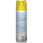 Rear view of Great Value Lemon Scent Foaming Bathroom Cleaner can showing usage instructions and ingredients text