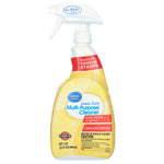 Great Value lemon-scent multi-purpose cleaner spray bottle with trigger, yellow label and red claim banner.