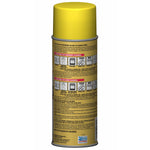 Rear view of Great Value oven cleaner aerosol can showing instructions, warnings and a Made in the USA logo