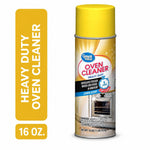 Great Value heavy-duty oven cleaner aerosol can with yellow cap and label showing oven graphic