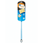 Great Value packaged heavy-duty extendable duster with blue handle and hanging card