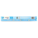 Rear panel of Great Value parchment paper box showing recycling icons, barcode and small instructional diagrams