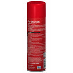 Rear view of a red Great Value Pro-Strength Carpet Cleaner aerosol can showing directions, warnings, and ingredient panel
