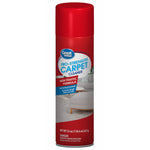 Front view of a red Great Value Pro-Strength Carpet Cleaner aerosol can showing label and net weight