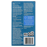 Back of the Great Value Septic System Treatment box showing text blocks, barcode, contact info and recycling symbols.