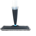 Front-facing studio image of a Great Value trigger spray mop with refillable tank and flat mop head