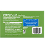 Back panel of Great Value Ultimate Clean dryer sheets box showing product description, directions, ingredients, guarantee and barcode