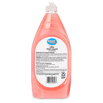 Rear view of Great Value Ultra Dish Liquid bottle showing product information, barcode and ingredients