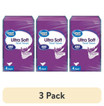 three great value ultra soft tissue multipack cartons labeled 4 pack with a banner reading 3 pack