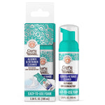 GuruNanda Aligner & Retainer Cleaner foam bottle shown next to its teal-and-white retail box with product branding.