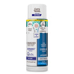 GuruNanda dual-chamber whitening mouthwash bottle with blue and white labeling and activation band