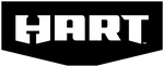 Black HART brand logo on white background in bold stylized lettering
