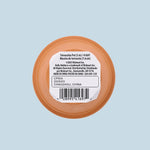 Underside of a terracotta pot showing a circular product label with text, barcode and Hello Hobby branding