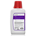 Back of a white Hoover hard floor cleaner bottle showing directions and barcode label