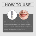 Instruction panel titled 'HOW TO USE' with product thumbnail and a smiling mouth plus step-by-step usage text