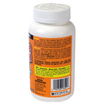 Rear and side view of Instant Power Crystal Lye Drain Opener bottle showing caution text, barcode and manufacturer info.