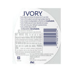 Close-up of the circular product information and warnings label from an Ivory dish soap bottle