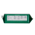 Bottom panel of Jobe’s Organics package showing guaranteed analysis and product information on a green background