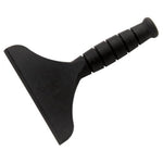 Black KA-BAR Lake Effect ice scraper with molded ergonomic handle and wide scraping blade