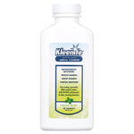 White plastic bottle of Kleenite multipurpose dental cleanser with fresh mint label