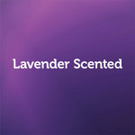 Purple gradient background graphic with the white text ‘Lavender Scented’