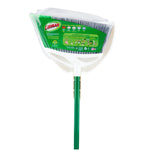 Libman broom head wrapped in retail plastic packaging showing printed product label