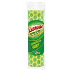 Single Libman Nitty Gritty roller mop refill in clear packaging with labeled green front panel and honeycomb sponge visible