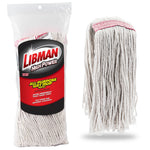 Packaged Libman High Power all-purpose wet mop refill in clear plastic bag with red and black label