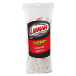 Single Libman High Power all-purpose wet mop refill in clear retail packaging with red and black product label visible.