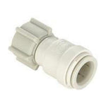 light gray plastic quick-connect hose fitting adapter