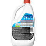 Rear view of a Liquid-Plumr Industrial Strength gel bottle showing back label with directions, warnings and barcode