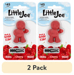 Two Little Joe red cherry-scent car vent clip air fresheners in blister card packaging