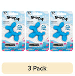 Three Little Pup blue balloon-dog shaped vent clip air fresheners on blister card packaging labeled Blue Raspberry Slushy.