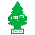 Green silhouette Little Trees logo graphic with 'Little Trees' text and 'Since 1952' plaque on a white background