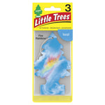 Little Trees Fire Rainbow tree-shaped air freshener in yellow retail blister pack