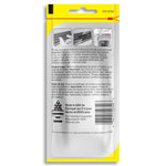 Back of Little Trees Vent Wrap package with usage text, barcode and small instructional pictograms