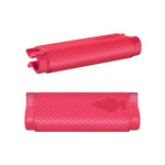 Two pink Little Trees Vent Wrap refill clips shown from different angles on a white background