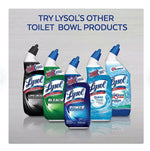 Promotional image of several Lysol toilet bowl cleaner bottle varieties displayed under headline suggesting other products