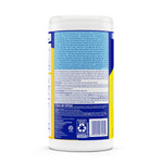 Back view of a Lysol canister showing small-print directions, storage and disposal information and barcode