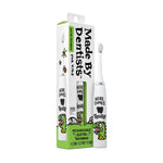 Made By Dentists kids' rechargeable electric toothbrush and illustrated retail box with dinosaur artwork