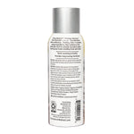 Back of a Mainstays Fresh Cotton room spray can showing ingredient and usage text and barcode.