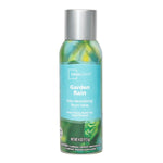 Single Mainstays Garden Rain odor neutralizing room spray can with teal label and silver cap on white background